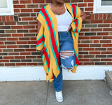 Brandy Vertical Striped Oversize Sweater (PREORDER)