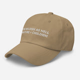 I'm Mildish As Hell Graphic Dad Hat